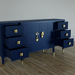 Большой Комод-буфет Elsa Dreams Blue с ящиками варинант исполнения - 1 | Loft Concept в Орле