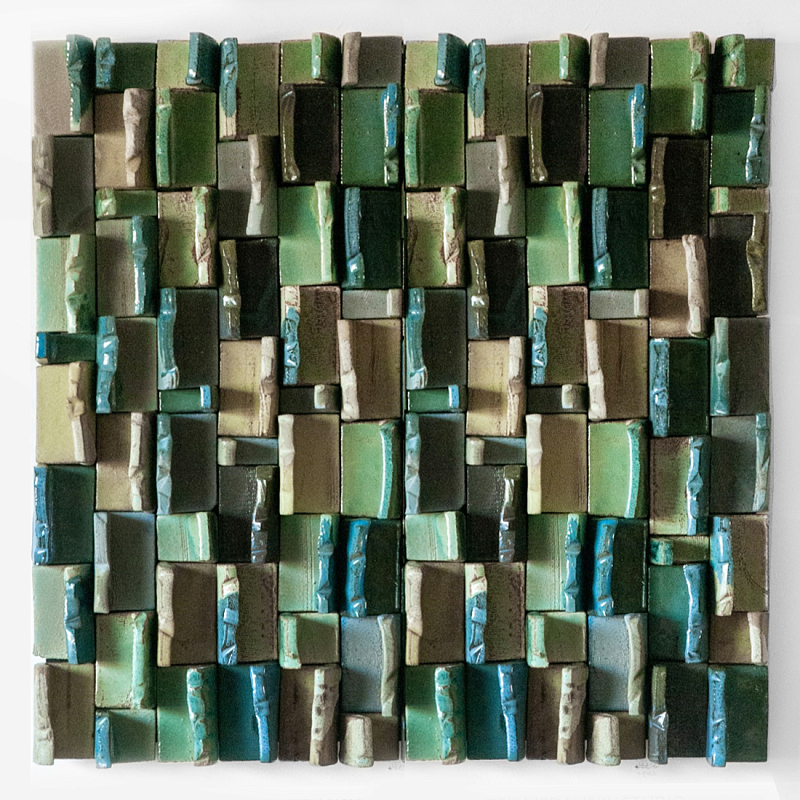 Абстрактное Объемное Панно Travers Green Зеленый в Орле | Loft Concept 