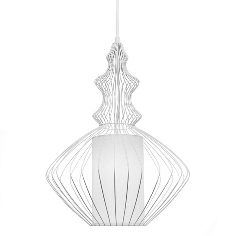 Подвесной светильник Wire Dream Pendant 2 Белый Белый в Орле | Loft Concept 