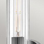 Бра для ванных комнат с прозрачным цилиндрическим плафоном на круглом основании Hinkley варинант исполнения - 10 | Loft Concept в Орле