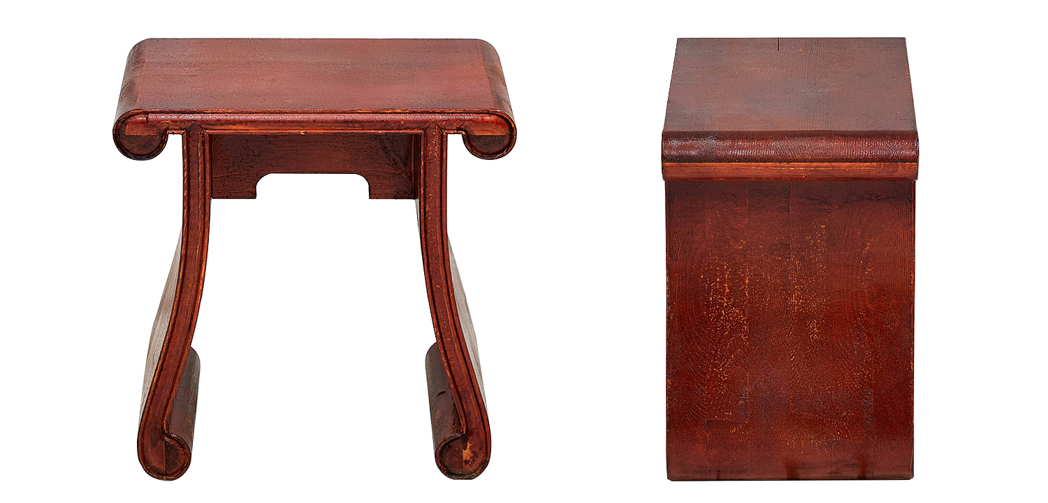 Табурет в китайском стиле Chinese Tabouret Red Табурет в китайском стиле Chinese Tabouret Red - Loft-Concept в Орле