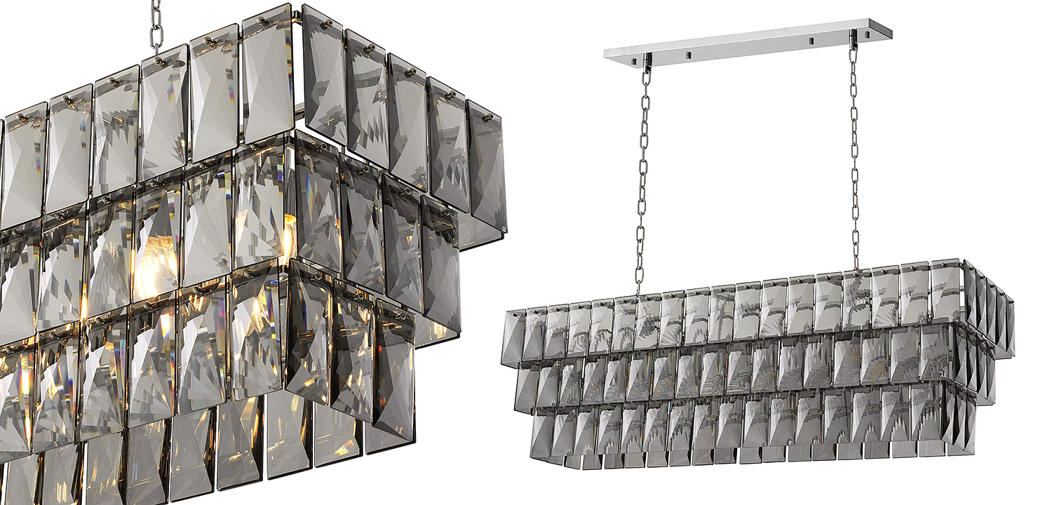 Люстра Eichholtz Chandelier Amazone Rectangular Nickel Люстра Eichholtz Chandelier Amazone Rectangular Nickel - Loft-Concept в Орле