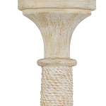 Люстра из дерева в форме подсвечника Coastal Aesthetics варинант исполнения - 2 | Loft Concept в Орле