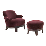 Премиальное Кресло с пуфом Turin варинант исполнения - 1 | Loft Concept в Орле