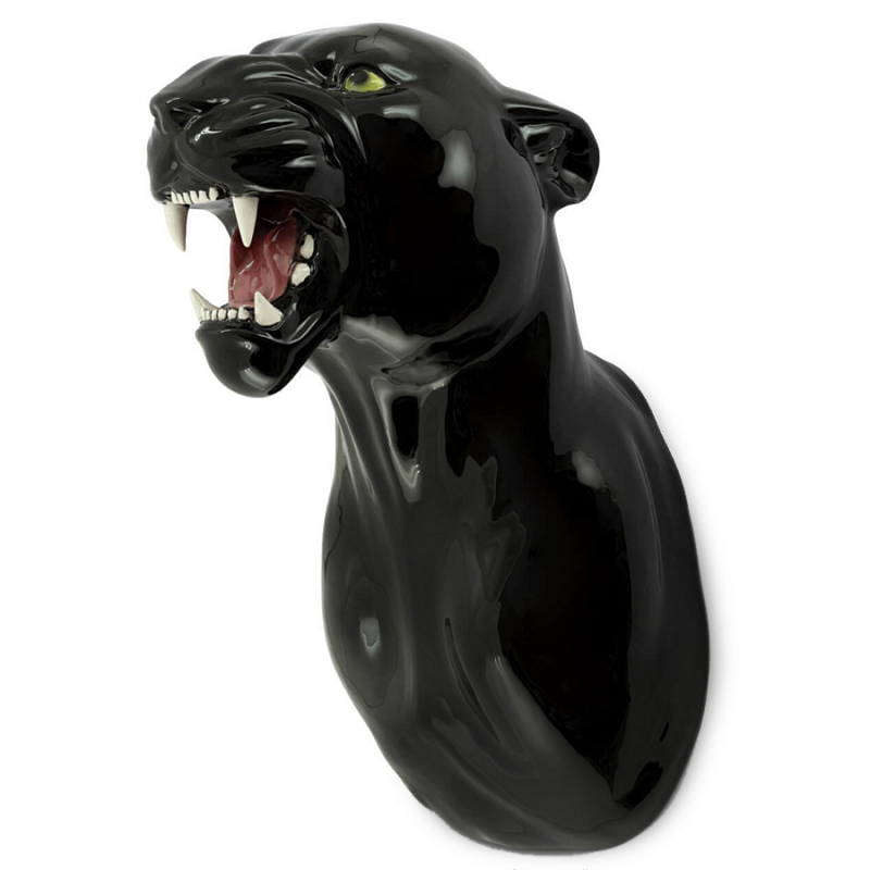 Аксессуар на стену Пантера Abhika LEOPARD HEAD HANGING Черный Аксессуар на стену Пантера Abhika LEOPARD HEAD HANGING Черный в Орле | Loft Concept