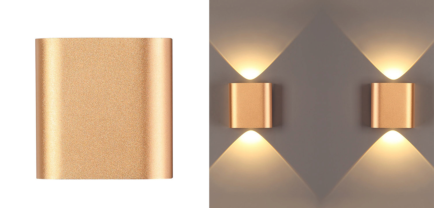 Бра Obverse Gold Square Wall lamp Бра Obverse Gold Square Wall lamp - Loft-Concept в Орле