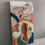 Тканый вручную текстильный гобелен Orchid варинант исполнения - 2 | Loft Concept в Орле