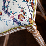 Барный стул из массива бука с изображением птиц и цветов  Beige Green Chinoiserie Garden Chair варинант исполнения - 6 | Loft Concept в Орле