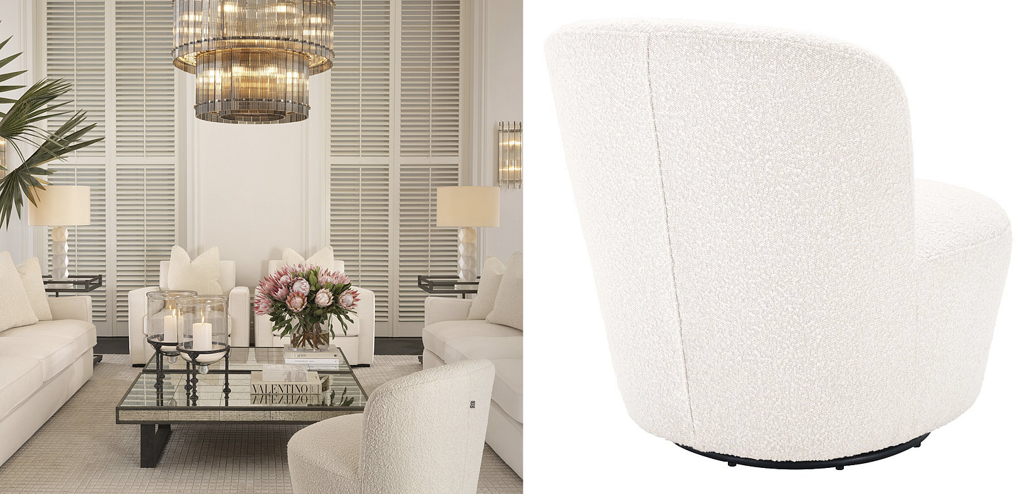 Кресло Eichholtz Swivel Chair Doria Кресло Eichholtz Swivel Chair Doria - Loft-Concept в Орле