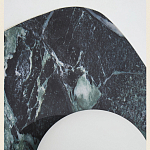 Бра с каменным основанием и плафоном из стекла Amazon Green Shaw Marble Lighting варинант исполнения - 1 | Loft Concept в Орле