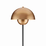 Торшер с куполообразным абажуром на чёрном мраморном основании Riverside Floor Lamp варинант исполнения - 1 | Loft Concept в Орле