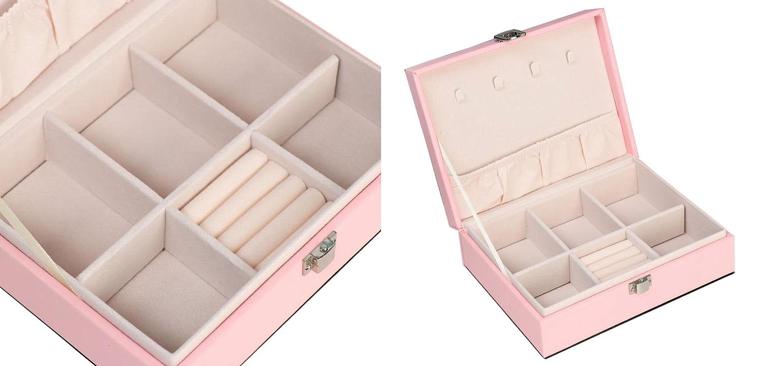 Шкатулка Varda Jewerly Organizer Box pink Шкатулка Varda Jewerly Organizer Box pink - Loft-Concept в Орле