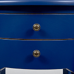 Синяя тумба на фигурных ножках Shelby варинант исполнения - 3 | Loft Concept в Орле
