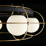 Люстра подвесная круглая с белыми плафонами Martin варинант исполнения - 4 | Loft Concept в Орле