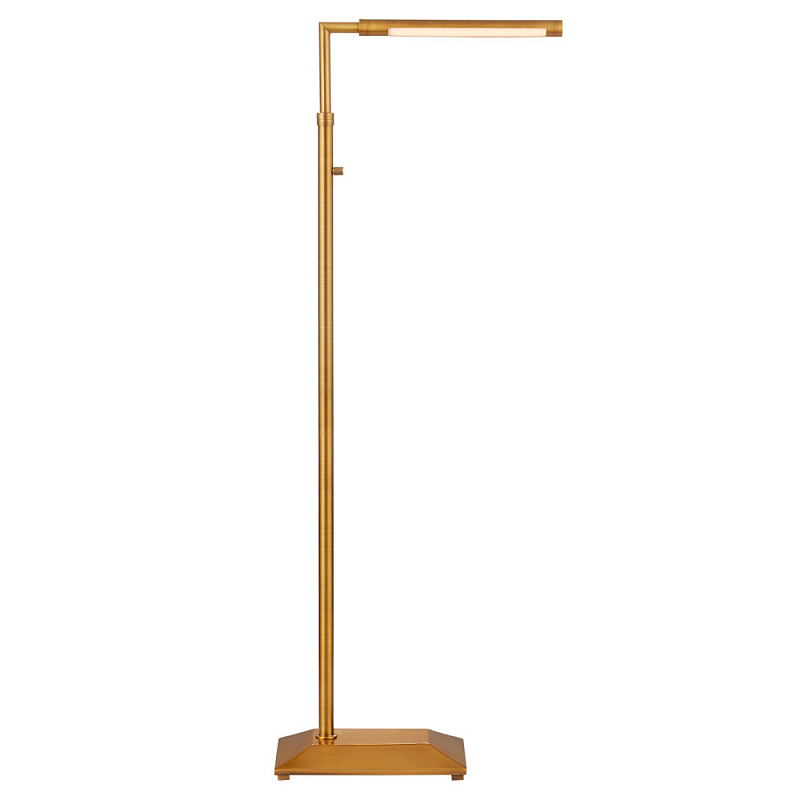Торшер светодиодный поворотный Agile Floor Lamp Темная бронза Латунь Античная полированная Торшер светодиодный поворотный Agile Floor Lamp Темная бронза Латунь Античная полированная в Орле | Loft Concept