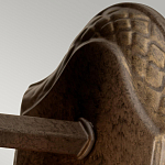 Бра для ванных комнат с прозрачным стеклянным плафоном в форме ананаса и декоративным основанием с рельефным узором Hinkley варинант исполнения - 7 | Loft Concept в Орле