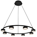 Люстра подвесная круглая черная Black Light Fixtures варинант исполнения - 1 | Loft Concept в Орле