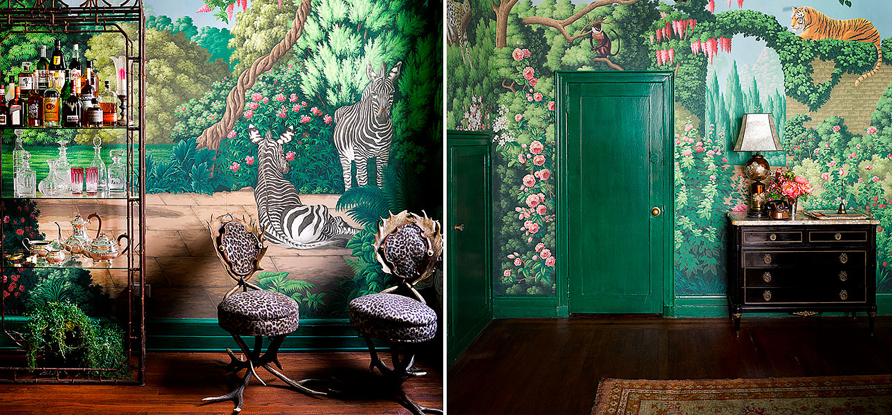 Обои ручная роспись Magical Menagerie Special Colourway on scenic paper Обои ручная роспись Magical Menagerie Special Colourway on scenic paper - Loft-Concept в Орле