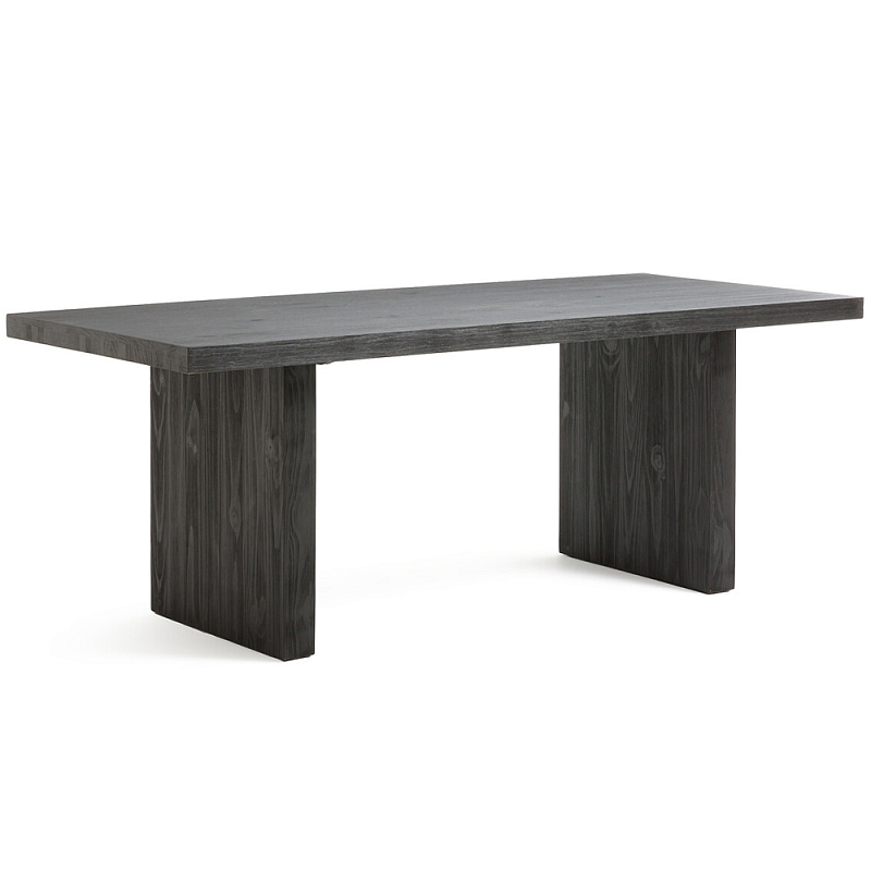Большой обеденный стол Furuya Dining Table Черный Большой обеденный стол Furuya Dining Table Черный в Орле | Loft Concept