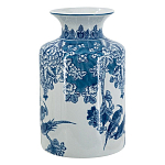 Ваза с мотивами цветущего сада с попугаями Vase Inspired by Nature варинант исполнения - 2 | Loft Concept в Орле