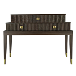 Премиальная Консоль с тремя ящиками Elsa Dreams Walnut варинант исполнения - 4 | Loft Concept в Орле