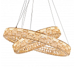 Люстра на 2 кольца с текстурной огранкой Reflection of Reality варинант исполнения - 2 | Loft Concept в Орле