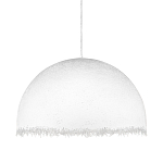 Подвесной светильник в форме купола белого цвета с ажурной бахромой Tactile Line варинант исполнения - 1 | Loft Concept в Орле