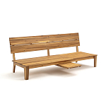 Садовый диван-трансофрмер Kate серый варинант исполнения - 2 | Loft Concept в Орле