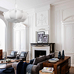 Подвесной светильник с белым фигурным абажуром и мягкими волнистыми краями Cloud Motion  варинант исполнения - 20 | Loft Concept в Орле