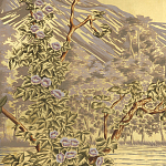 Обои ручная роспись Le Brésil Amarelo Deep Rich Gold варинант исполнения - 2 | Loft Concept в Орле