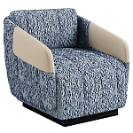 Дизайнерское Кресло William с кожаными подлокотниками  варинант исполнения - 1 | Loft Concept в Орле