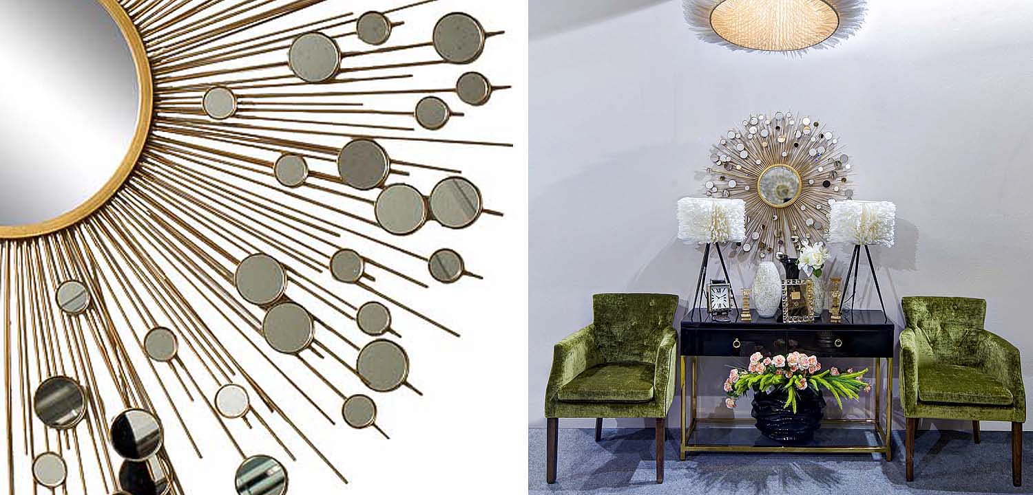 Зеркало-солнце Rays With Mirrors Зеркало-солнце Rays With Mirrors - Loft-Concept в Орле