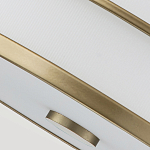 Потолочный светильник с белым матовым абажуром в металлическом каркасе Feiss варинант исполнения - 4 | Loft Concept в Орле