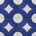 Дизайнерская плитка с узором Восьмерки варинант исполнения - 1 | Loft Concept в Орле