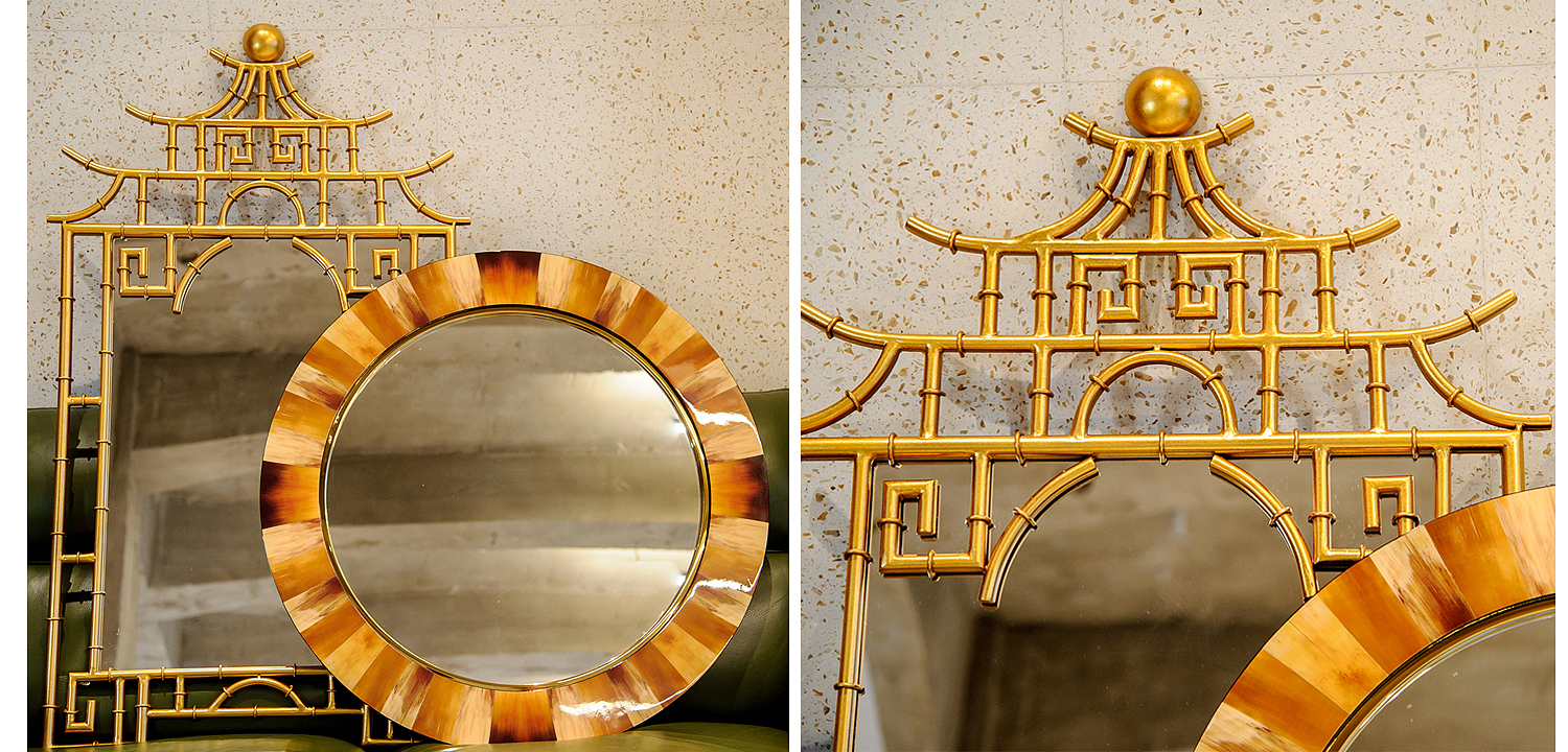 Зеркало Pagoda Mirror Gold 128 Зеркало Pagoda Mirror Gold 128 - Loft-Concept в Орле