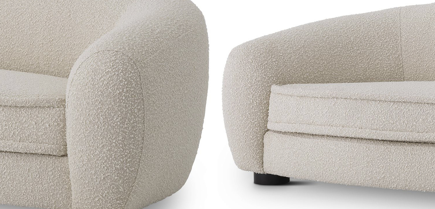 Диван Eichholtz Sofa Freud Boucle cream Диван Eichholtz Sofa Freud Boucle cream - Loft-Concept в Орле