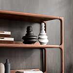 Стеллаж в гостиную для книг Moon Walnut Furniture варинант исполнения - 6 | Loft Concept в Орле