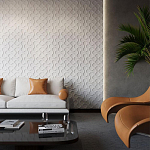 Гипсовая 3D панель с принтографией PM-18 варинант исполнения - 1 | Loft Concept в Орле