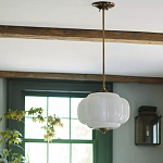 Подвесной светильник с абажуром из молочного стекла Vintage Charm варинант исполнения - 3 | Loft Concept в Орле