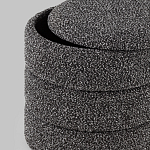 Пуф Three Gray в ткани букле серого цвета варинант исполнения - 5 | Loft Concept в Орле