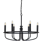 Люстра круглая с 6-ю лампами Kichler варинант исполнения - 1 | Loft Concept в Орле