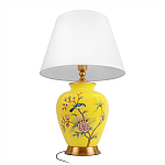 Настольная лампа желтая с изображением птиц Slip Away варинант исполнения - 9 | Loft Concept в Орле