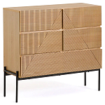 Комод с геометрическим рисунком на ящиках Anders Light Wood варинант исполнения - 1 | Loft Concept в Орле