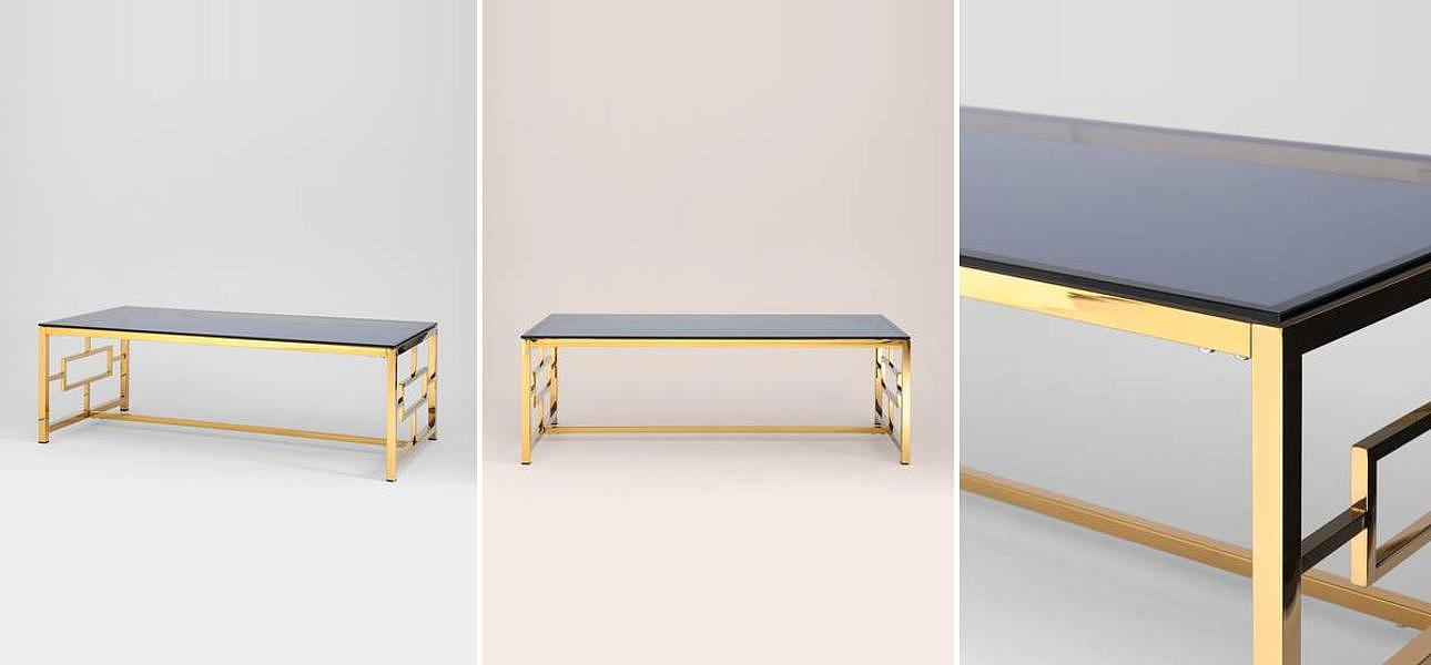 Столик кофейный Milan Tables Gold Столик кофейный Milan Tables Gold - Loft-Concept в Орле