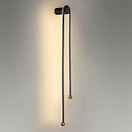 Бра черного цвета с изогнутым плафоном Luke Lampco Tracer Lamp варинант исполнения - 3 | Loft Concept в Орле