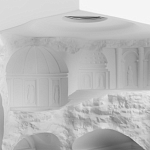 Встраиваемый в стену гипсовый светильник под покраску в античном стиле Antiquity Athena варинант исполнения - 10 | Loft Concept в Орле