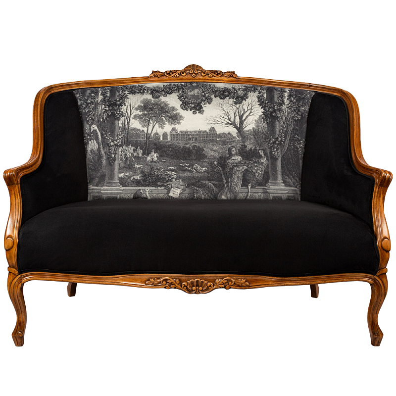 Диван Monceau Sofa Коричневый Черно-белый Диван Monceau Sofa Коричневый Черно-белый в Орле | Loft Concept