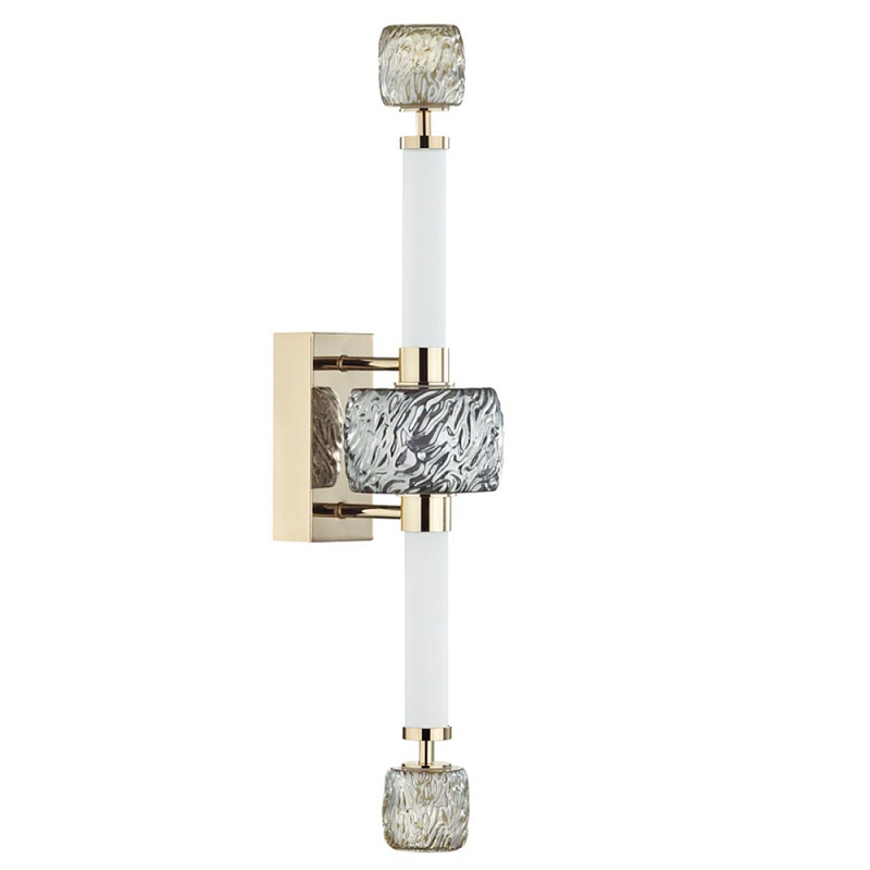 Светодиодное бра Rovelly Gold 67 см Белый Золотой Коньяк Светодиодное бра Rovelly Gold 67 см Белый Золотой Коньяк в Орле | Loft Concept