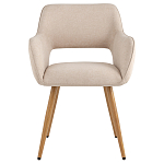 Стул в рогожке бежевого цвета NEASAN STOOL варинант исполнения - 2 | Loft Concept в Орле