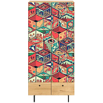 Шкаф с принтом Dominoes варинант исполнения - 2 | Loft Concept в Орле